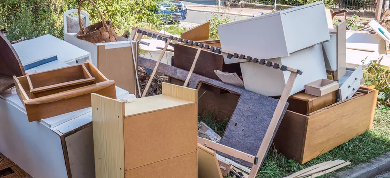Junk It All crew sorting items for donation on West Central FL job site
